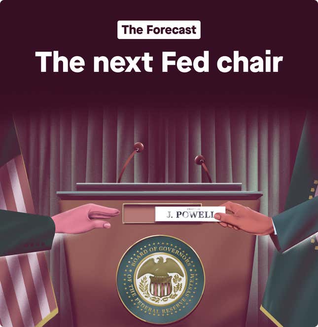 Image for article titled ✦ The Forecast: The next Fed chair