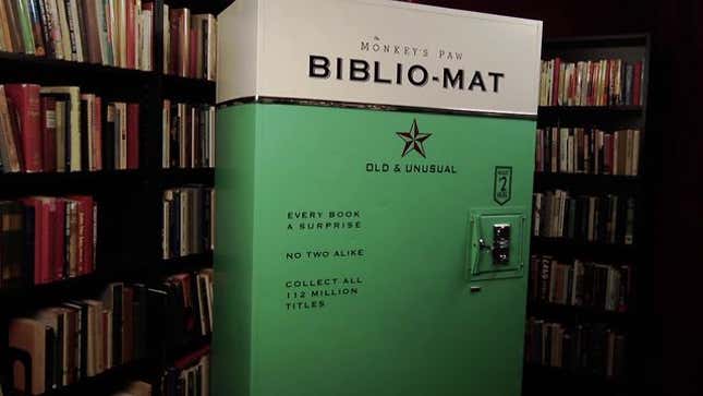 Magical Used Book Store Dispenses Random Literary Treasures