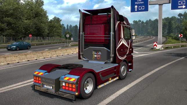 Euro Truck Simulator 2: Actros Tuning Pack Screenshots And Videos - Kotaku