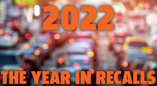 Image for article titled 2022 Was the Year of Automotive Recalls