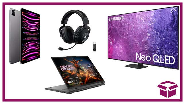 Apple iPads, Samsung TVs, Lenovo laptops, and Logitech gaming gear are all on sale during Best Buy’s Tech Fest.