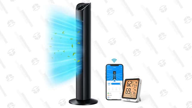 Govee Smart Tower Fan | $70 | Amazon | Clip Coupon