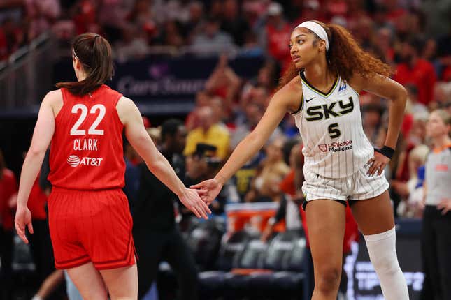 Image for article titled Why the Longstanding Angel Reese, Caitlin Clark Rivalry Just Went So Far That the WNBA Has to Step In