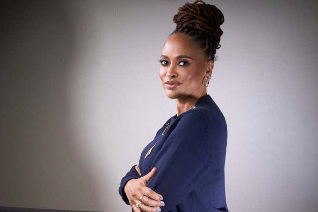 Director Ava DuVernay poses for a portrait to promote the film &quot;Origin&quot; on Tuesday, Dec. 5, 2023, in Beverly Hills, Calif. (AP Photo/Damian Dovarganes)