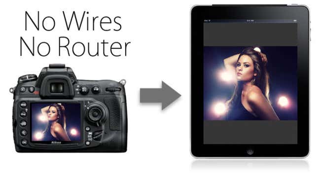 Set Up Your Digital Camera for Wireless and Router-Free iPad Tethering