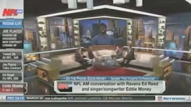Ed Reed And Eddie Money Sang "Two Tickets To Paradise" And It Was An Uncomfortable Mess