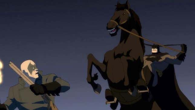 Upcoming <em>Dark Knight Returns</em> Cartoon Reminds Us of Batman's Stance on Guns: "These Are the Weapons of Cowards"