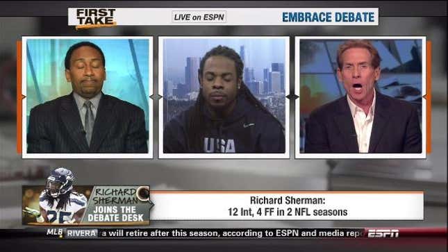 Bill Simmons Calls The Bayless-Sherman <em>First Take</em> Meltdown "Awful And Embarrassing"