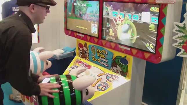 In This Racing Game, You Shake a Pig