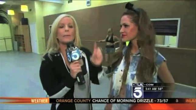 Keith Apicary Asks a Local News Reporter if She's Ever Played <em>Blazing Star</em>