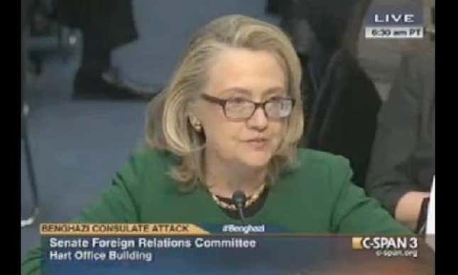 Hillary Clinton Chokes Up During 'Personal' Benghazi Testimony