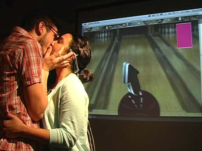 Control A Video Game By Kissing Passionately