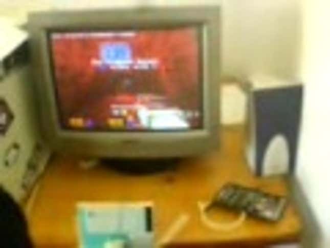 Quake's Oddest Controller Is Made Of Mouse, Keyboard And Masking Tape