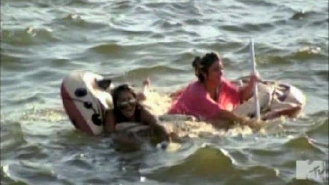 <i>Jersey Shore</i> Jumps the Shark in an Inflatable Raft