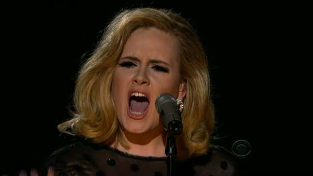 Adele Rocks the Grammys With 'Rolling in the Deep'