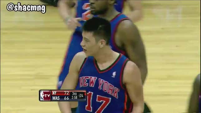 Watch Maurice Evans Run Away From The Chance To Be On The Jeremy Lin Poster