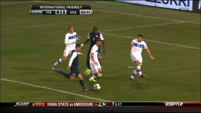 The U.S. Beat Italy For The First Time Ever Thanks To This Clint Dempsey Goal