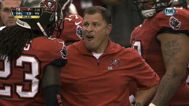 Greg Schiano Doesn't Care About Myron Lewis's Balls