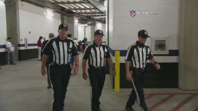 Tonight's Referee Crew Walked Out To A Standing Ovation In Baltimore