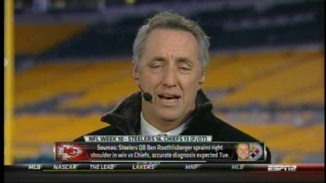 ESPN Camera Catches Rick Reilly Ordering Stu Scott To Credit His Twitter Feed