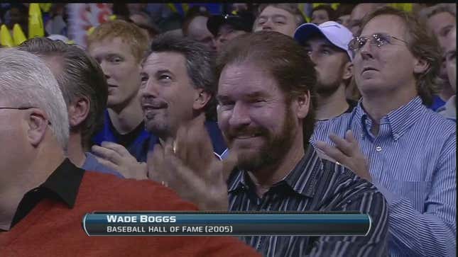 Here Is A Gif Of Wade Boggs Attempting To Dance At Last Night's Oklahoma City Thunder Game