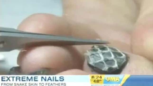 Snakeskin Fingertips And Other Extreme Nail Art Sweeping Nation