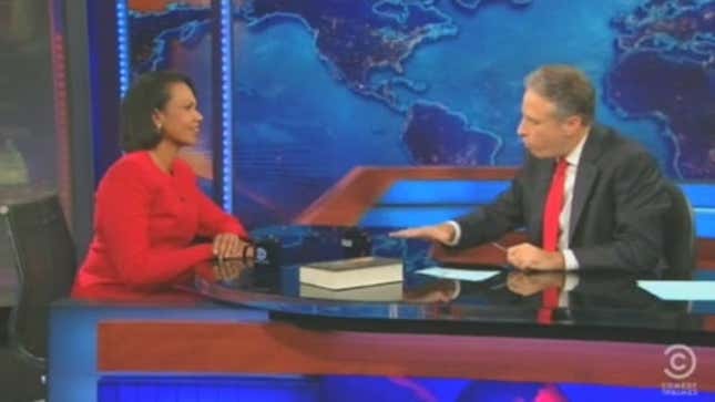 Condoleezza Rice Cruelly Refuses To Sing The Song Gaddafi Wrote About Her