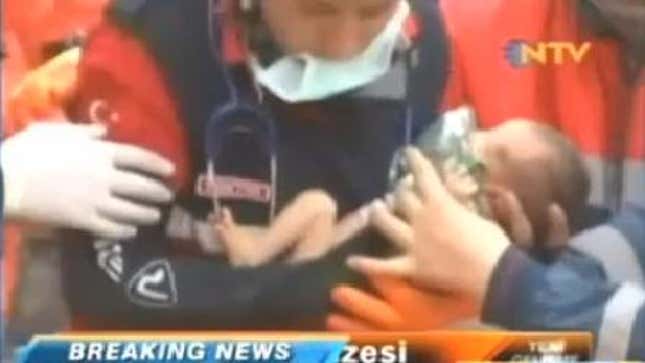 Turkey's 2-Week-Old Earthquake Baby Is The New Baby Jessica