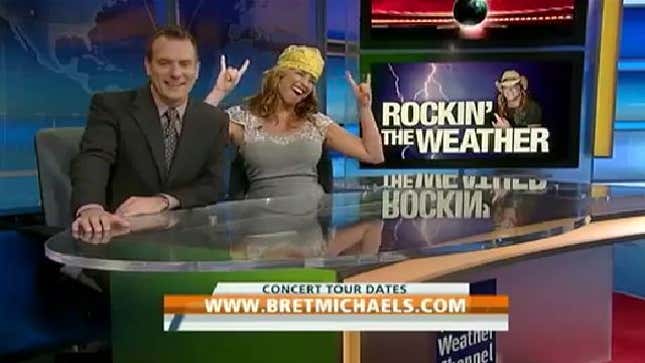 Bret Michaels, Weather Enthusiast