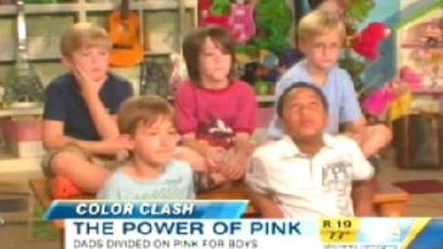 Are Dads Cool With Their Sons Wearing Pink? An 'Investigation'