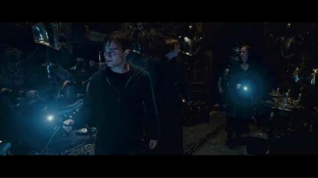 Watch 9 clips from the last Harry Potter movie ever!