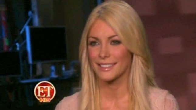 Crystal Harris Pretends To Cry While Explaining Hef Breakup