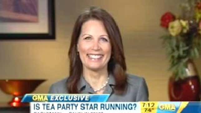 Michele Bachmann Says She And Palin Are Totally Friends