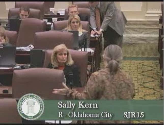 Oklahoma's "Homosexual Agenda" Rep Is At It Again