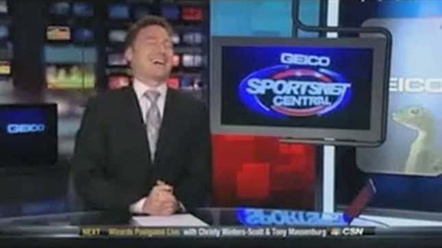 Drunk On Victory, Local DC Sports Reporter Loses His Mind After A Wizards Win