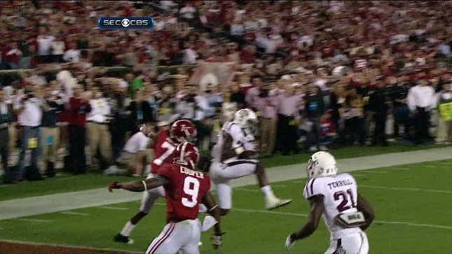 Deshazor Everett's Name And His Interception To Beat Alabama Are Equally Fantastic