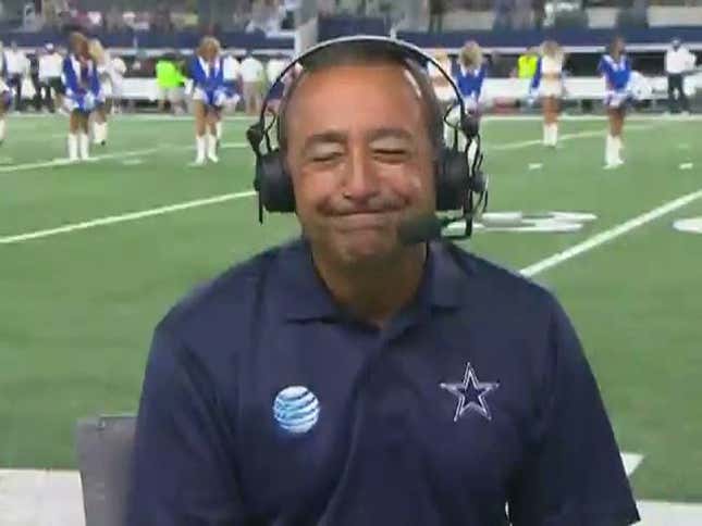 Dallas Cowboys Pregame Show Host Can't Remember Which Station He Works For