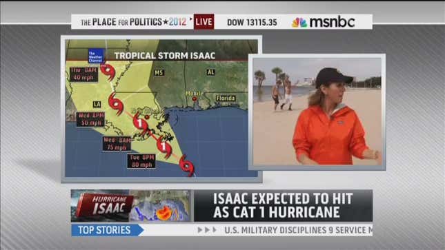 Biloxi Beach Bros Don't Care Isaac Is Coming, They're Too Busy Air-Humping An NBC Reporter