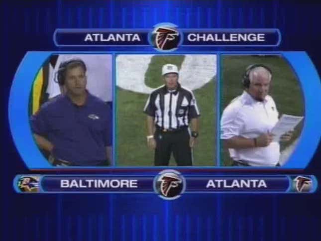 Falcons-Ravens Replacement Ref (Who May Be Lingerie League Castoff) Keeps Insisting He's In Arizona