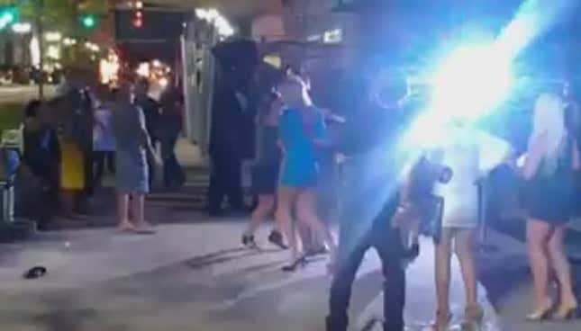 Tuesday Night Fights: A Model Bloodied The Face Of "Godzilla" Outside A Detroit Club