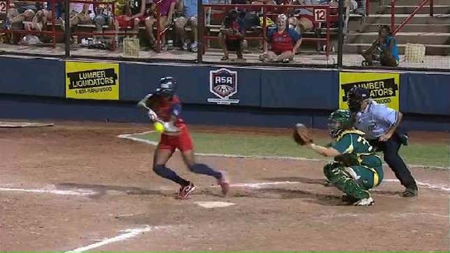 Here's How You Score On A Bunt With The Bases Empty