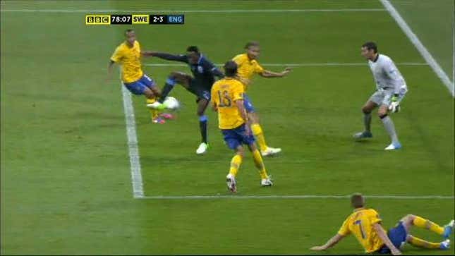 Danny Welbeck's Brilliant Back-Heel Volley Brought England From Behind To Beat Sweden 3-2