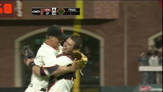 Matt Cain Threw MLB's 22nd Perfect Game, And Here's The Final Out As Called On TV, Radio, And <em>En Español</em>