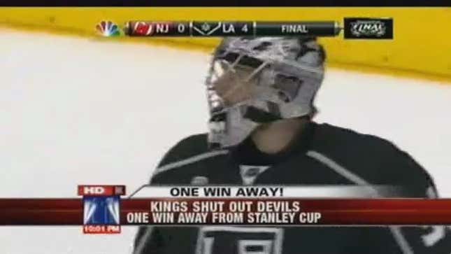 One More Clueless L.A. Media Moment: "Kings Goalie Jonathan Swift"