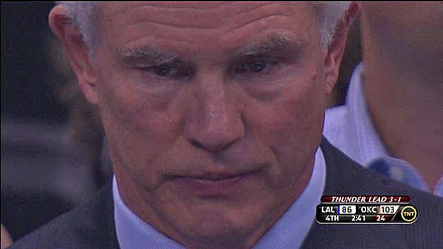 TNT's Slow Zoom On Mitch Kupchak's Face In The Final Minutes Of The Lakers' Season Was Sadistic