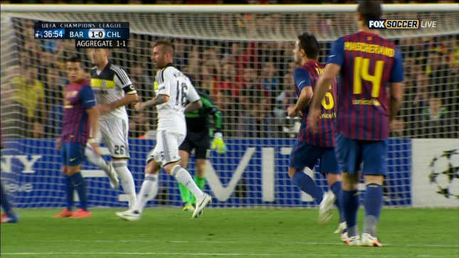 John Terry Was Sent Off From The Champions League Semifinal After Pulling A Metta World Peace