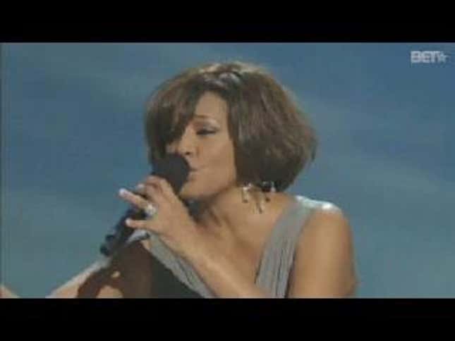 Whitney Houston Returns To Stage For Decent Performance