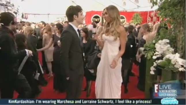 Watch Giuliana Rancic's Cringeworthy SAG Awards Interview with <i>Glee</i>'s Chris Colfer