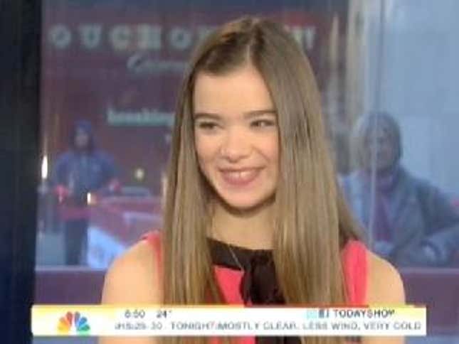 <em>True Grit</em>'s Hailee Steinfeld To Share Stage With Justin Bieber