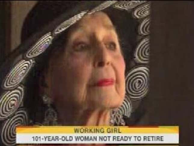 A Moment With The Awesome 101-Year-Old Lady Who Walks To Work Every Day